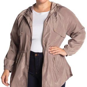 Blu Pepper Hooded Anorak Jacket Size 2X